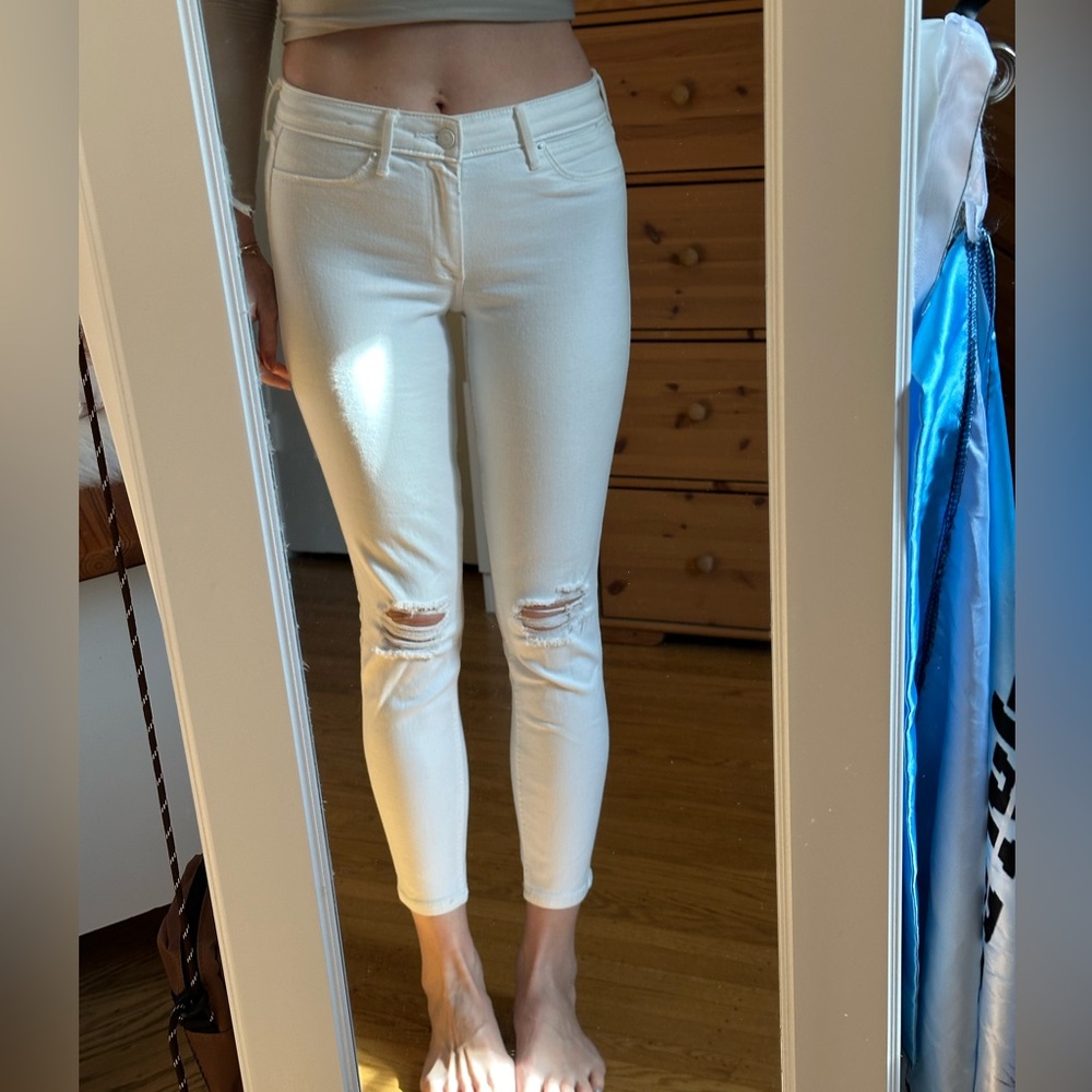 Abercrombie & Fitch White Women's Jeans
